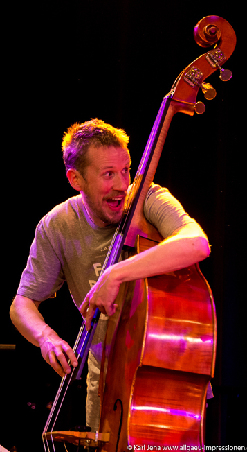 picture of a man playing double bass