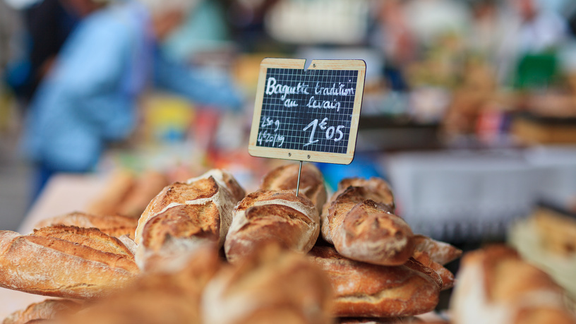 Bread at the farmer's market