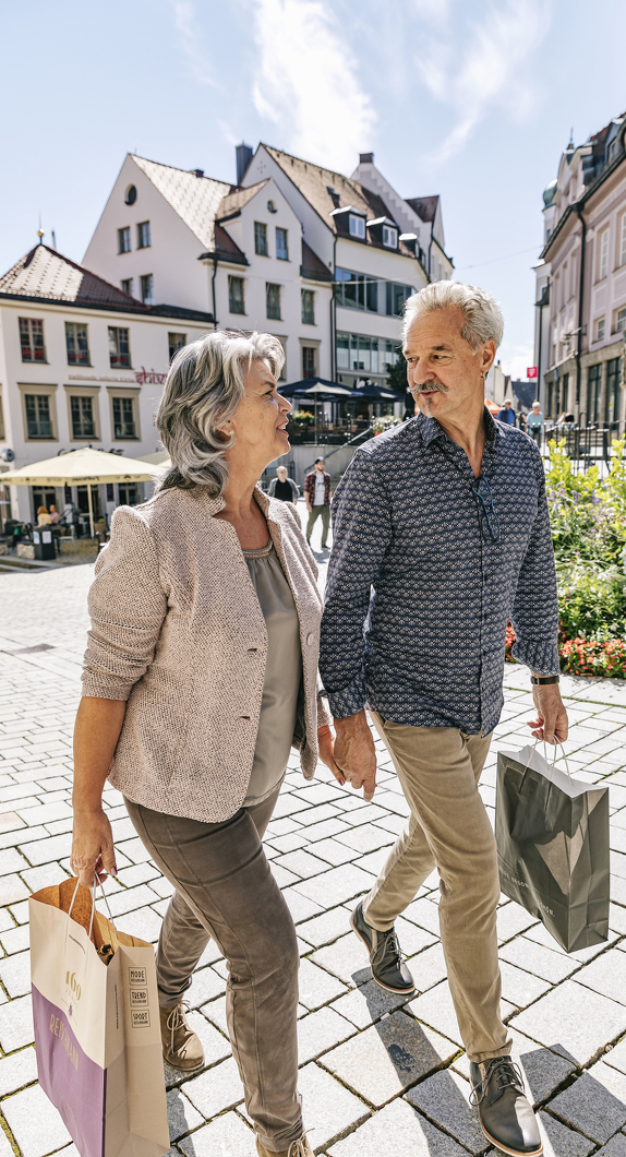 Couple shopping