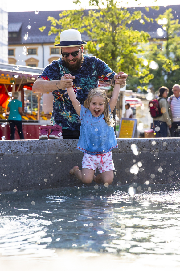 Der Hildegardbrunnen offers family and fun for young and old