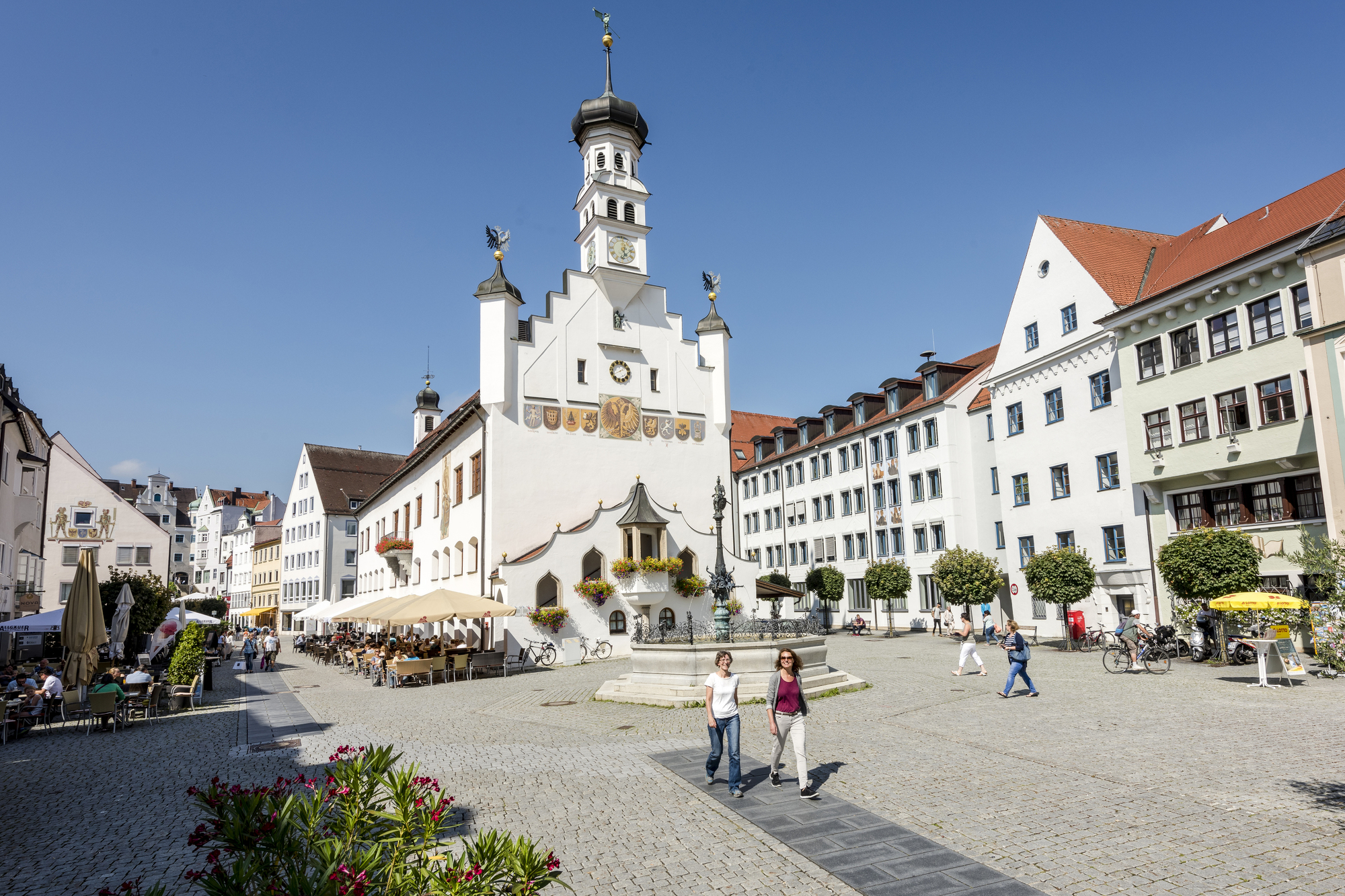 Town hall at Rathausplatz Kempten