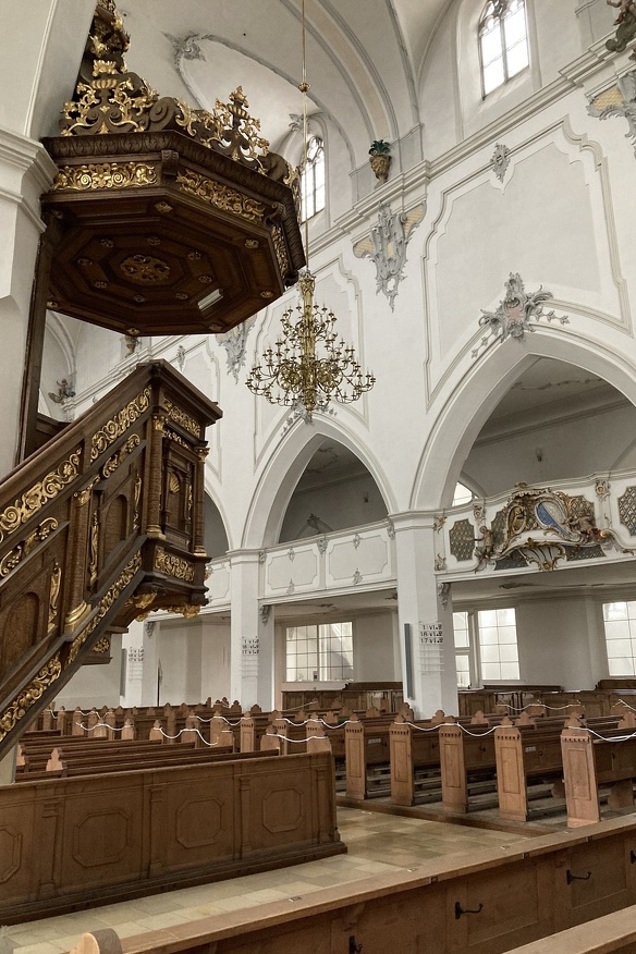 Pulpit at the St.-Mang-Church