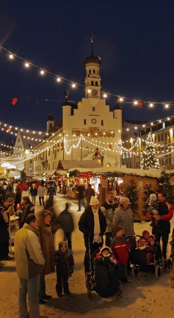 picture from the christmas market in kempten