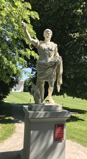 Statue of Augustus in the Cambodunum Archaeological Park