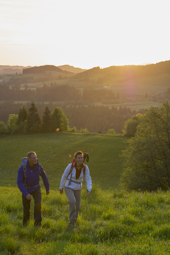 Hiking in Oberreute on the Martinshöhe © Allgäu GmbH, Klaus-Peter Kappest