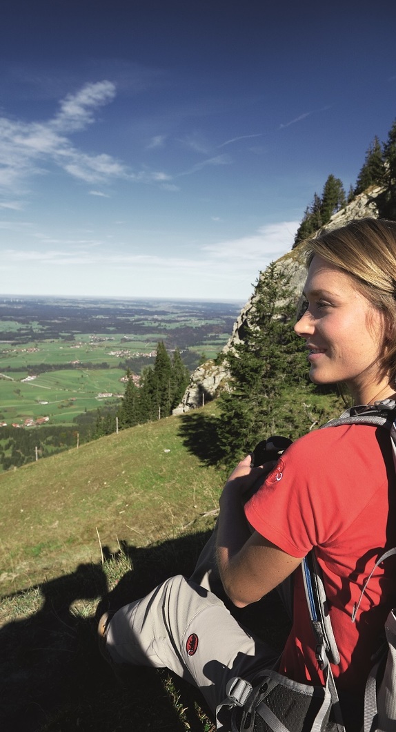 View from the Alpspitze in Nesselwang in Allgäu © Allgäu GmbH, Marc Oeder