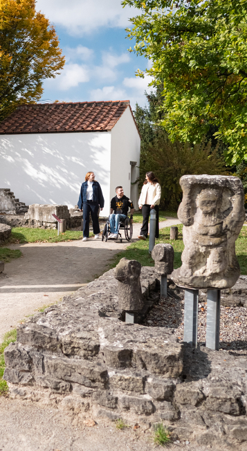 Statue of Augustus in the Cambodunum Archaeological Park