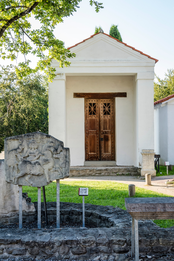 Der Tempelbezirk im Archäologischen Park Cambodunum