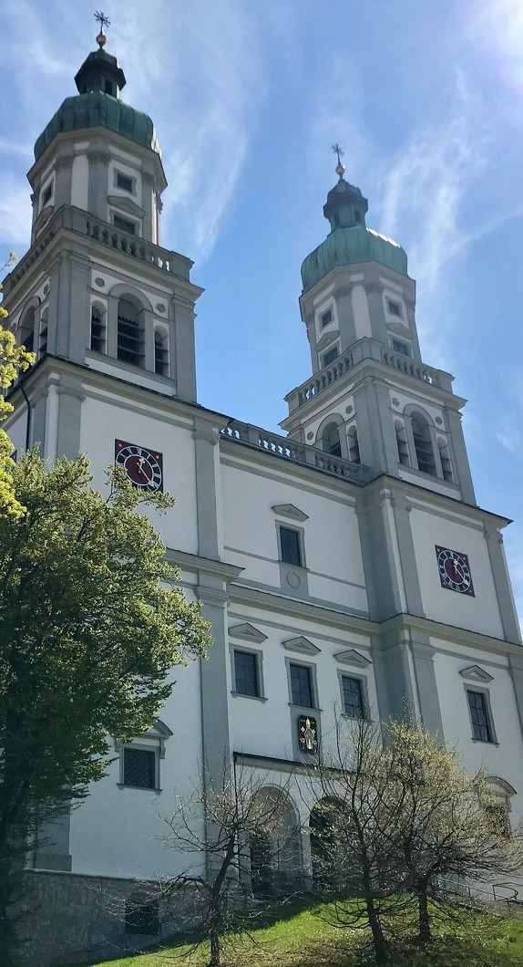 Außenansicht der Basilika St. Lorenz in Kempten