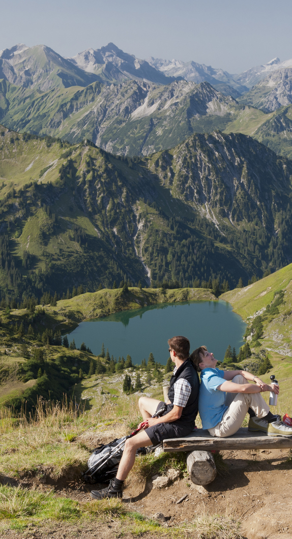 Eine alpine Wanderung in den Allgäuer Alpen © Klaus-Peter Kappest, Germany