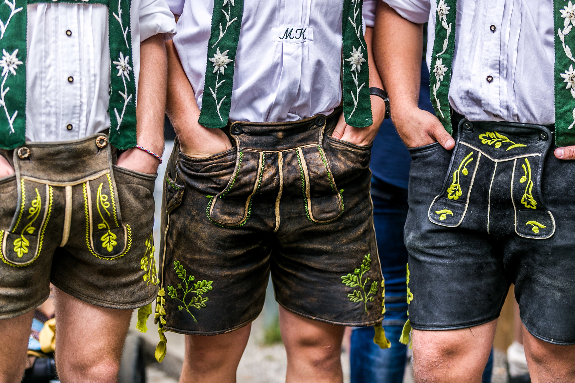 Gruppe von Männern in Lederhosen auf der Allgäuer Festwoche (c) Allgäuer Festwoche