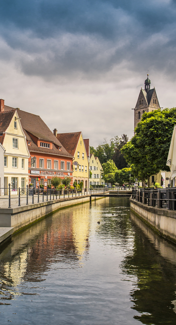 Die Memminger Altstadt © Allgäu GmbH, Fouad Vollmer