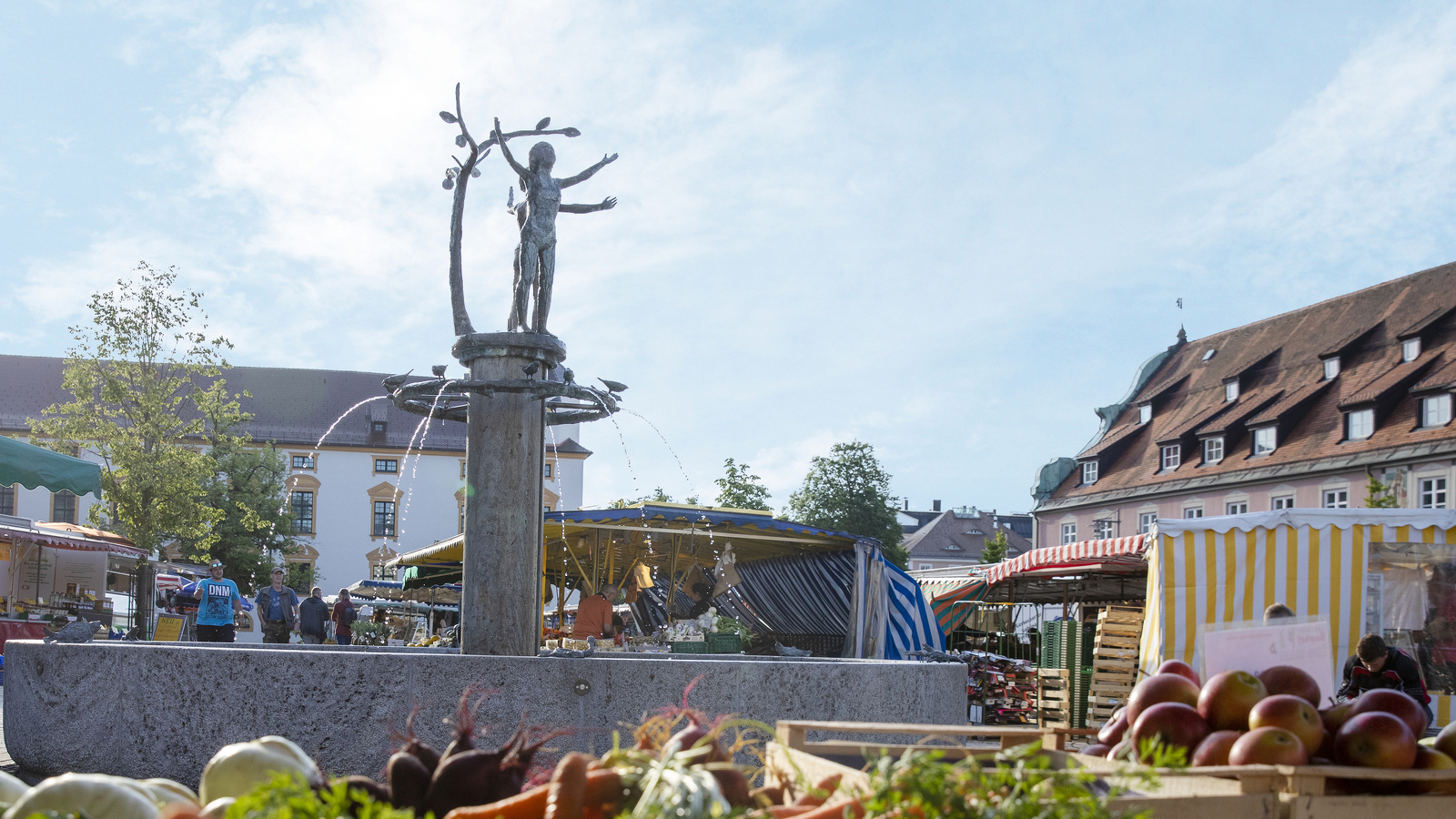 Blick auf dem Marktbrunnen