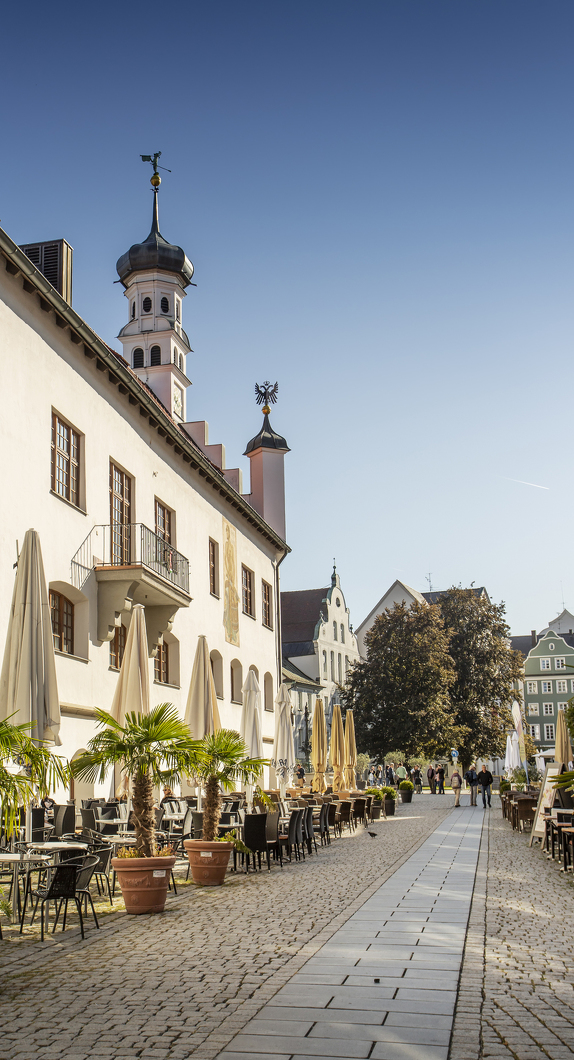 Sonniger Rathausplatz