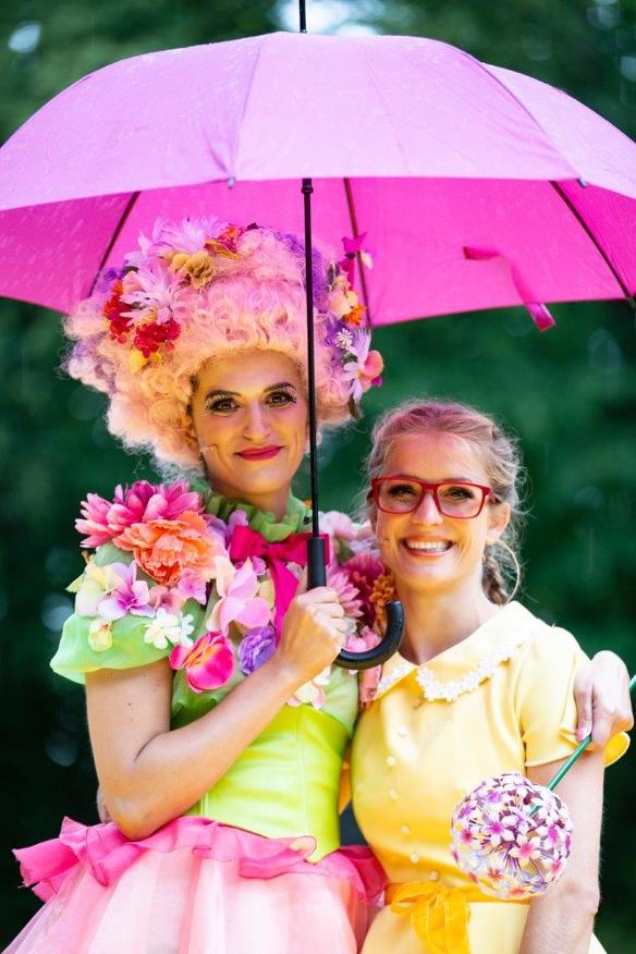 Portrait zweier Schauspielerinnen beim Märchensommer 2019 - Der Zauberer von Oz ©Birgitta Weizenegger