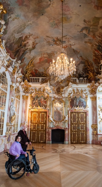 Besuch der Prunkräume der Residenz mit dem Rollstuhl möglich © Christoph Klemens