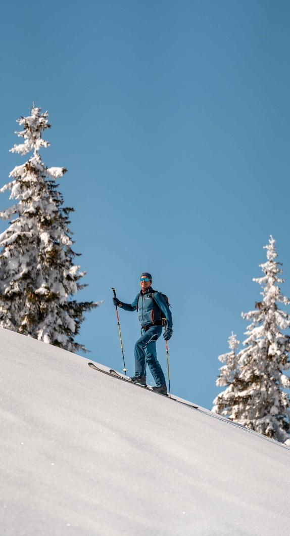 Skitouren vor traumhafter Kulisse mit Hansi Kienle
