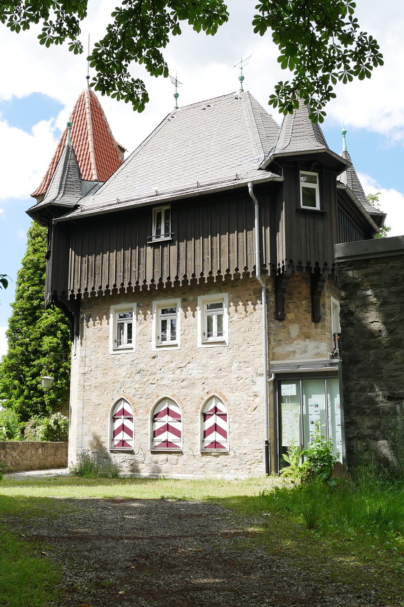 Blick auf die Burghalde, das Burgenmuseum in Kempten