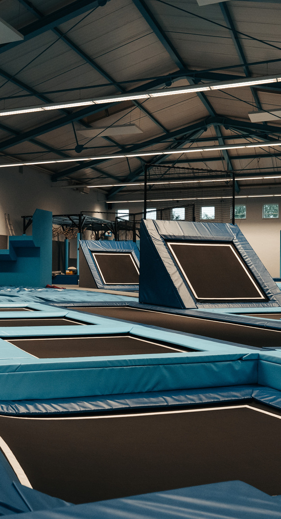 Trampoline im Skyhouse Trampolinpark