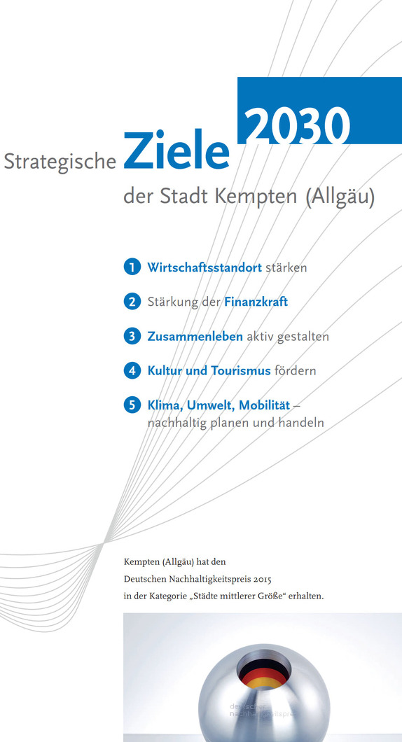 Strategische Ziele 2030 der Stadt Kempten