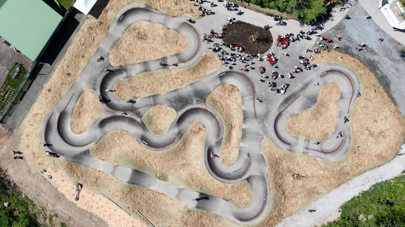 Pumptrack von oben