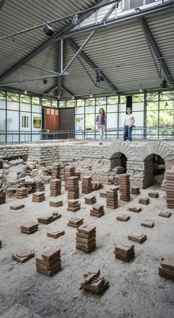 Die Kleinen Thermen in Archäologischen Park Cambodunum