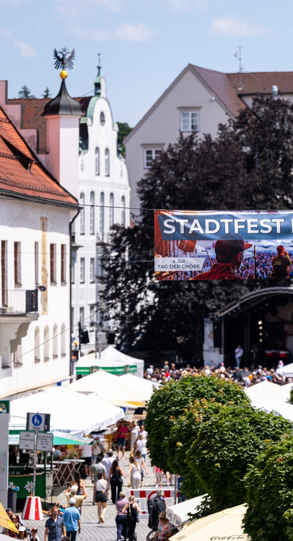 Stadtfest Kempten - Stadtansicht © Niko Spettmann