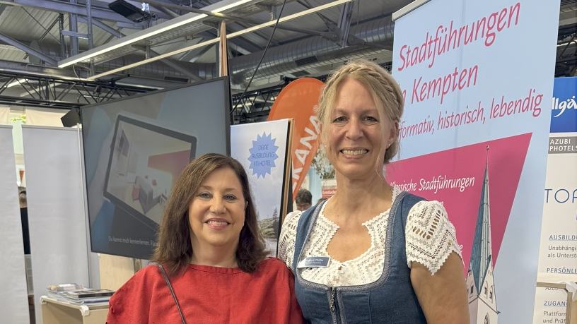 Kempten Tourismus am Stand der Allgäuer Städte