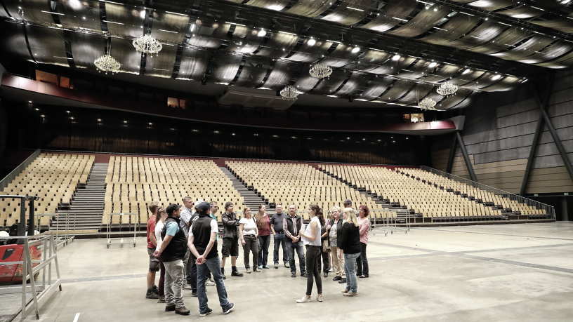 Backstage Führung in der BigBOX ALLGÄU©Peter Roth