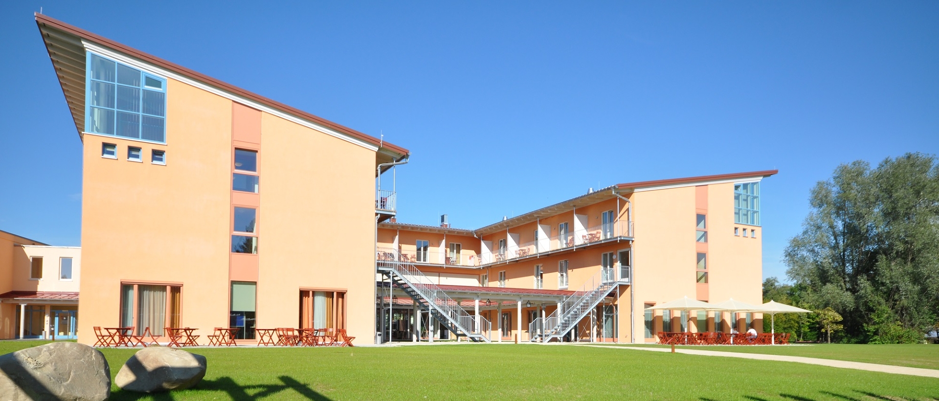 Das JUFA Familienresort in Kempten ©Stadtmarketing Kempten GmbH Außenansicht des JUFA Familienresorts in Kempten